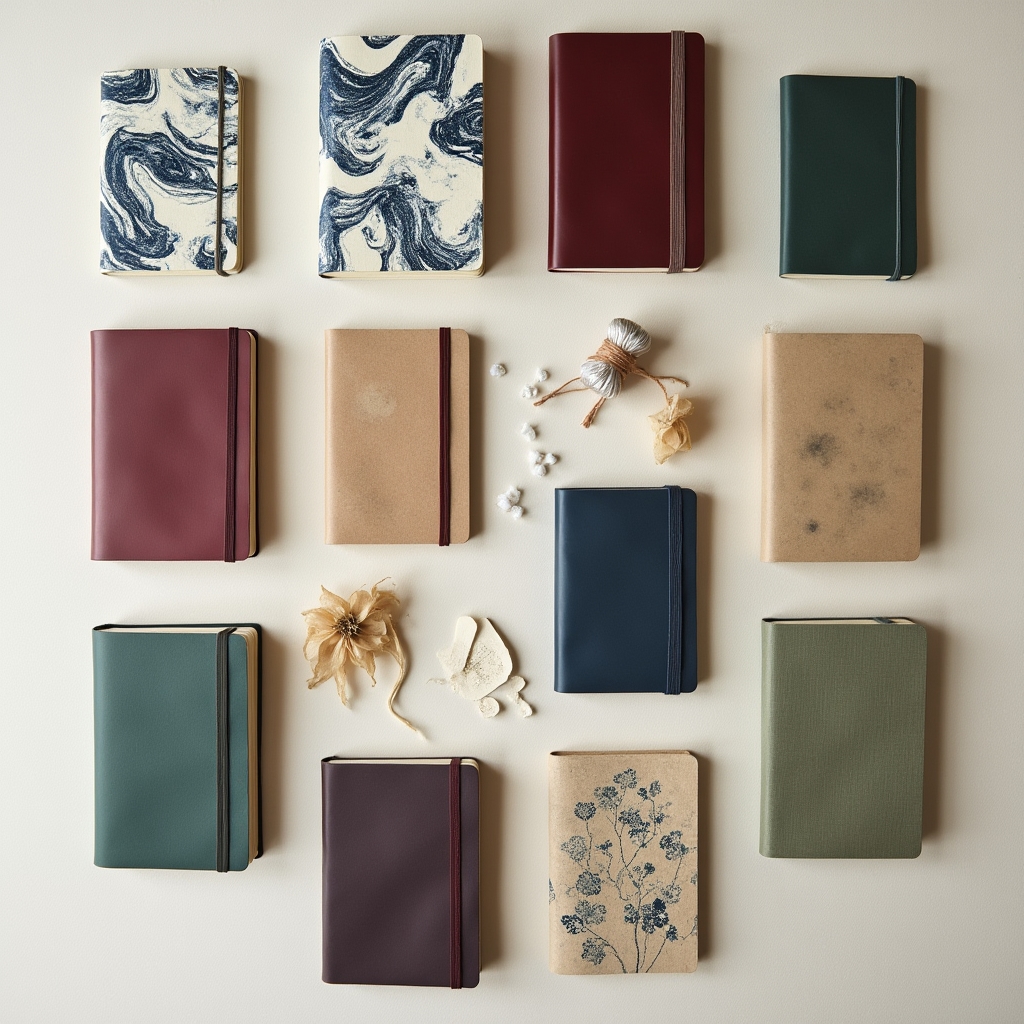 Carnet cousu à la japonaise, reliure artisanale